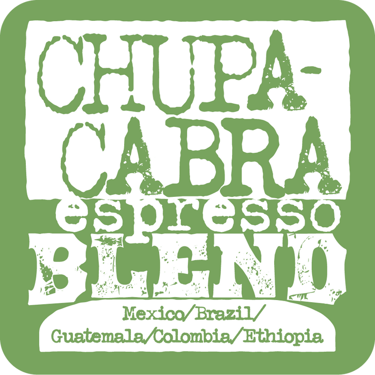Chupacabra Espresso Blend, Mexico/ Brazil/ Guatemala/ Colombia/ Ethiopia