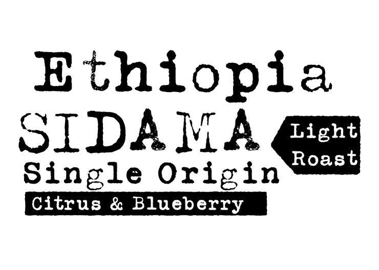 Ethiopia Sidama, Single Origin, Light Roast, Citrus & Blueberry
